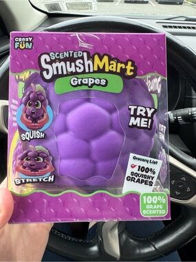 Scented SmushMart Grapes Squishy New in Box